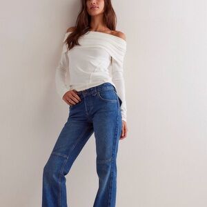 We The Free Blue Flare Jeans